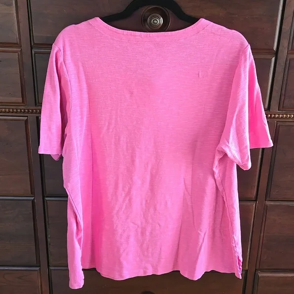 J.Jill Pima Cotton Slub Scoop Neck Tshirt. Size XL. Like new! - Picture 2 of 7